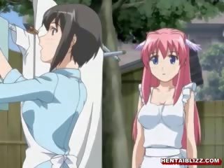 Charming jepang hentai gets squeezed her bigboobs and poked