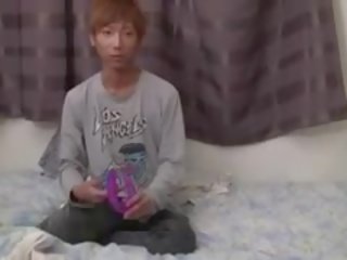 Giapponese giovane gay takuya trapanata difficile da sporco film strumento