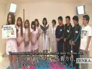 Subtitled CFNM Japanese Nurses Bizarre Examination