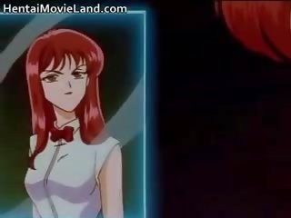 Fantastinis nešvarus raudonplaukiai anime grožis turėti malonumas part2