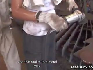 日本語 factory 情人 得到 性交 同 喜悅