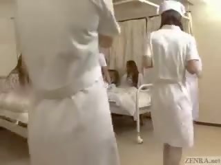 Stoppen de tijd naar fondle japans verpleegkundigen!