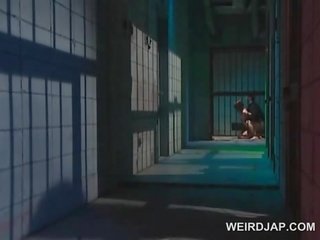 Fragile asian teen sex clip slave gets chained and