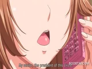 Raudonplaukiai anime mokykla lėlė seducing jos miela mokytojas