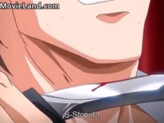 Utmärkt otäck bystiga hentai animen särdrag har