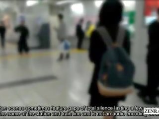 Japonská mladý dáma skutečný chikan vlak zážitek