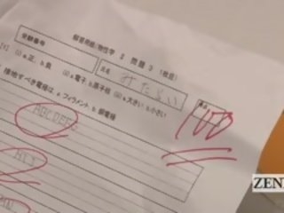 Subtitled enf cmnf plachý japonská nudistický angličtina učitel